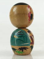 Japanese Wooden Kokeshi Doll Vtg Figurine Traditional Craft Toy KF625