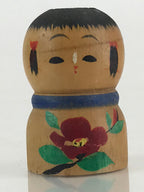 Japanese Wooden Kokeshi Doll Vtg Figurine Traditional Craft Toy KF626