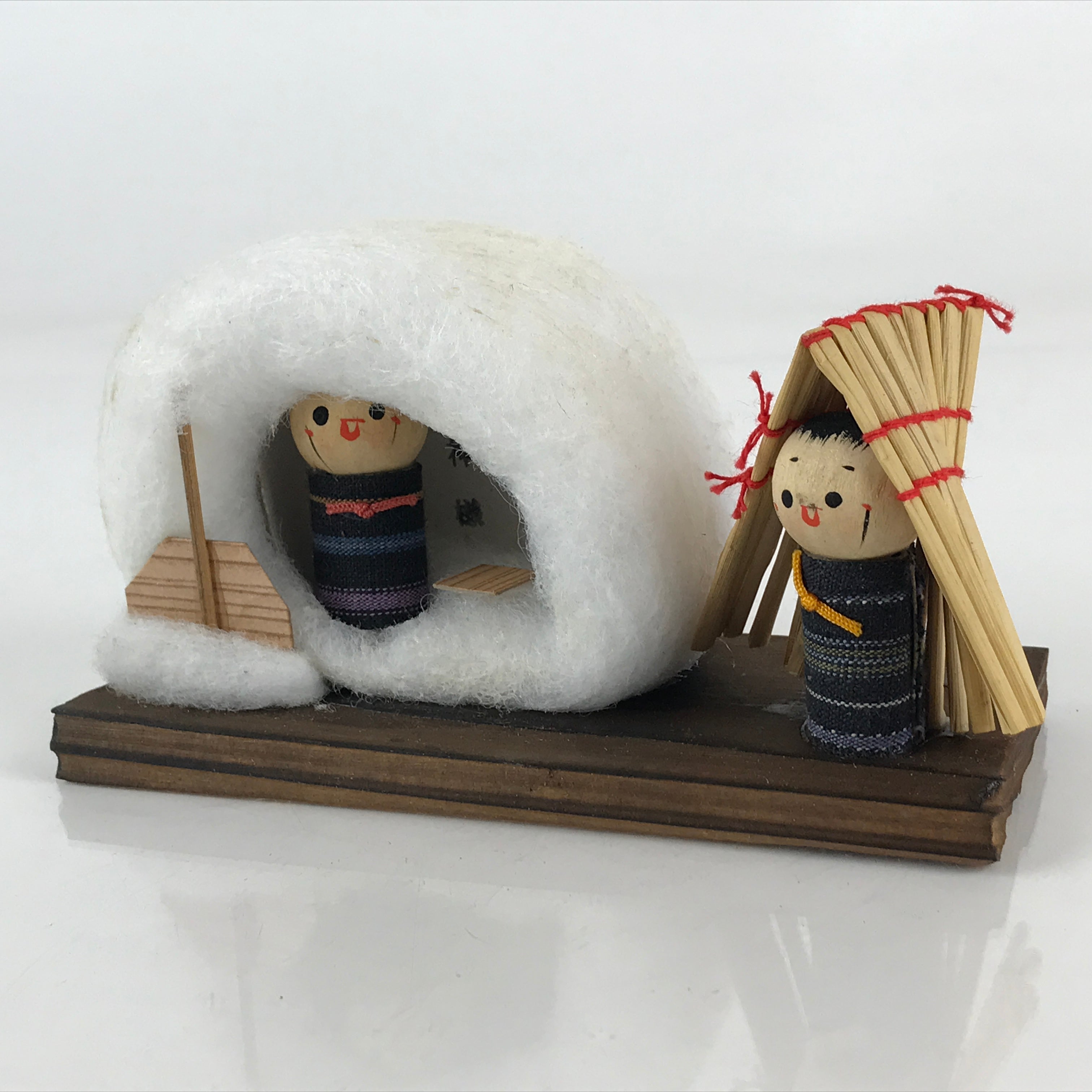 Japanese Wooden Kokeshi Doll Vtg Figurine Traditional Craft Toy KF630