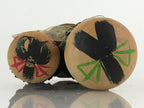 Japanese Wooden Kokeshi Doll Vtg Figurine Traditional Craft Toy Pine Cone KF607