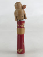 Japanese Wooden Kokeshi Doll Vtg Geisha Figurine Traditional Craft Folk Art Toy