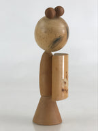Japanese Wooden Kokeshi Doll Vtg Geisha Figurine Traditional Craft Folk Art Toy