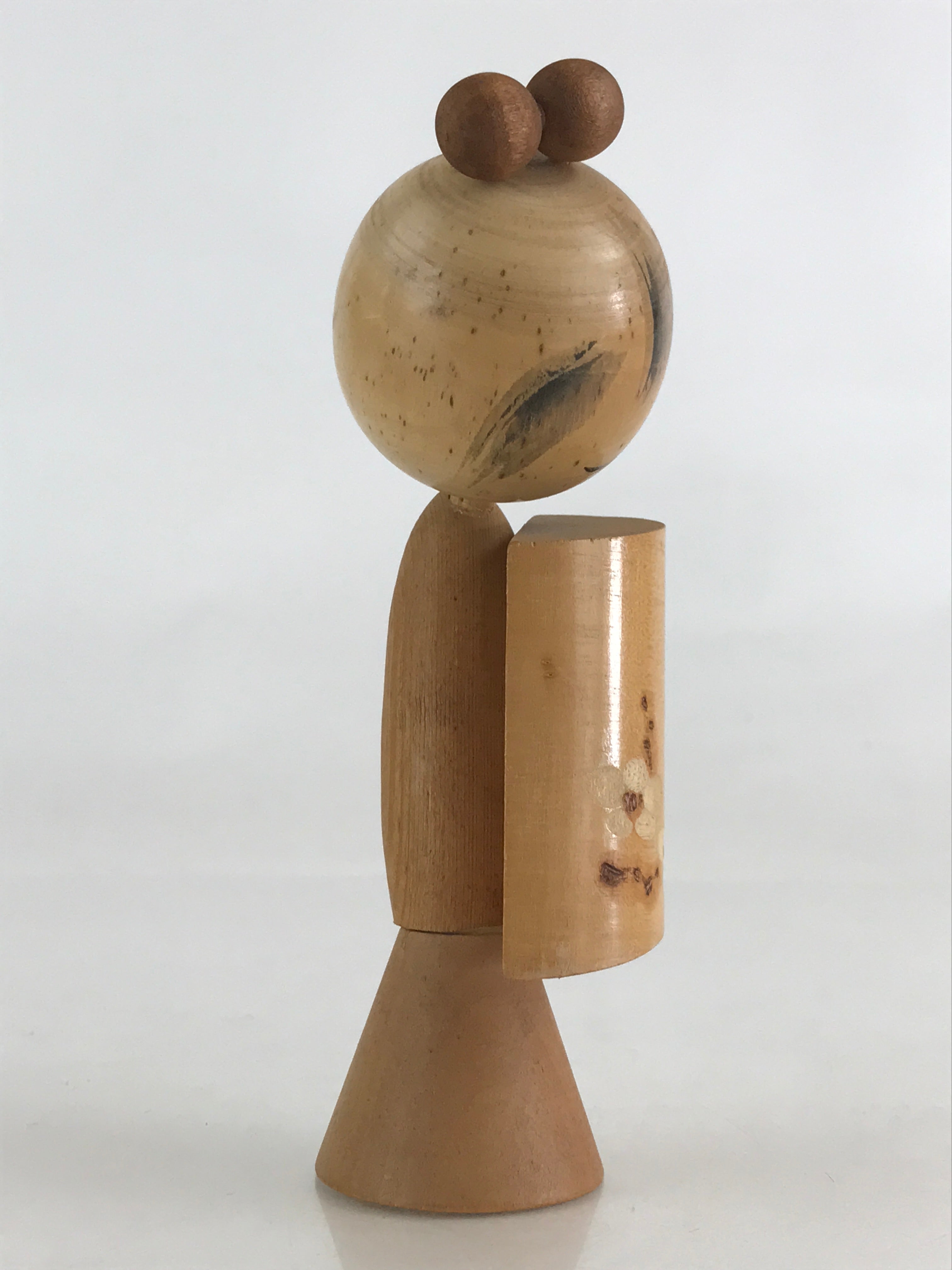 Japanese Wooden Kokeshi Doll Vtg Geisha Figurine Traditional Craft Folk Art Toy