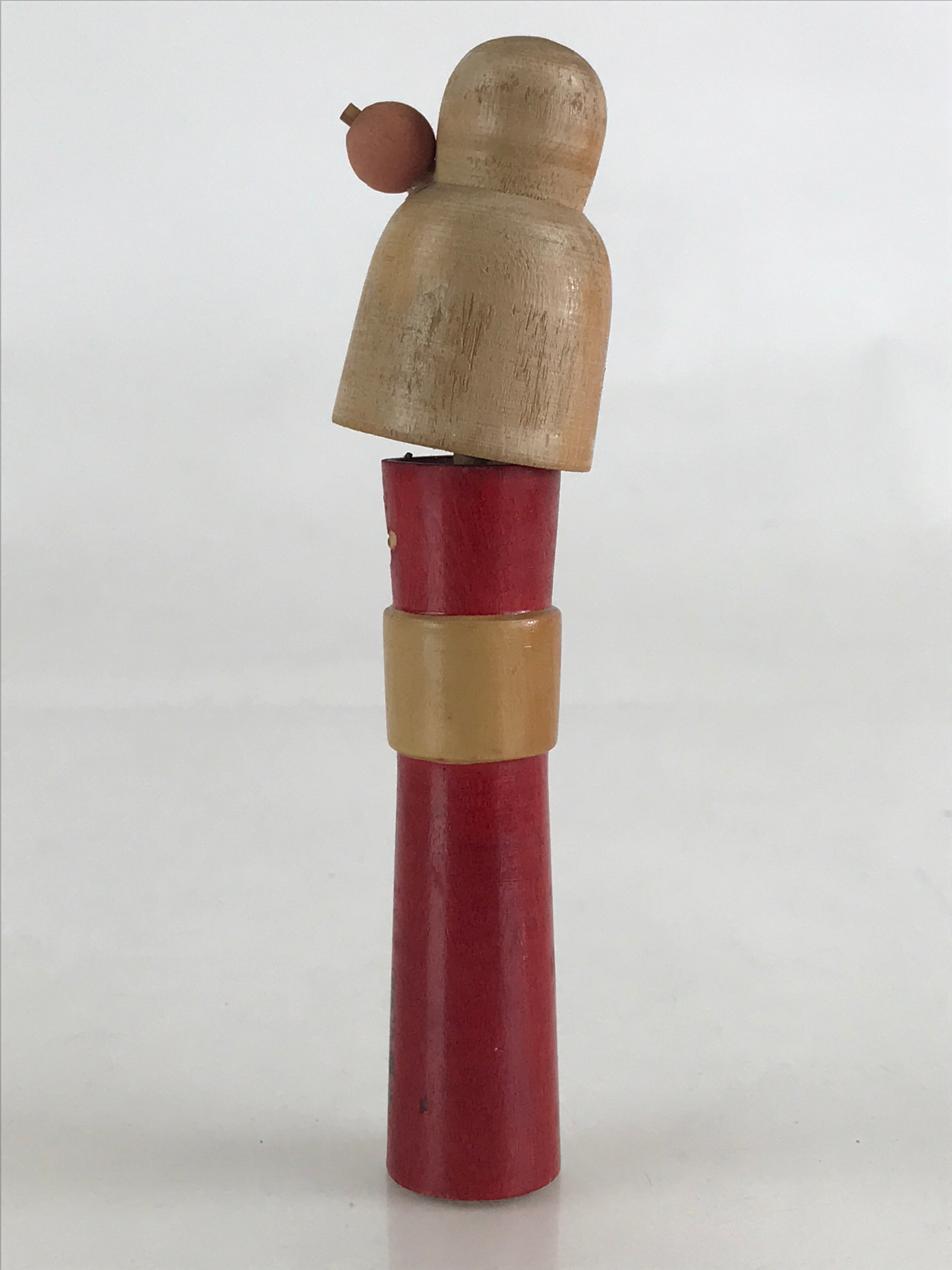 Japanese Wooden Kokeshi Doll Vtg Geisha Figurine Traditional Craft Folk Art Toy
