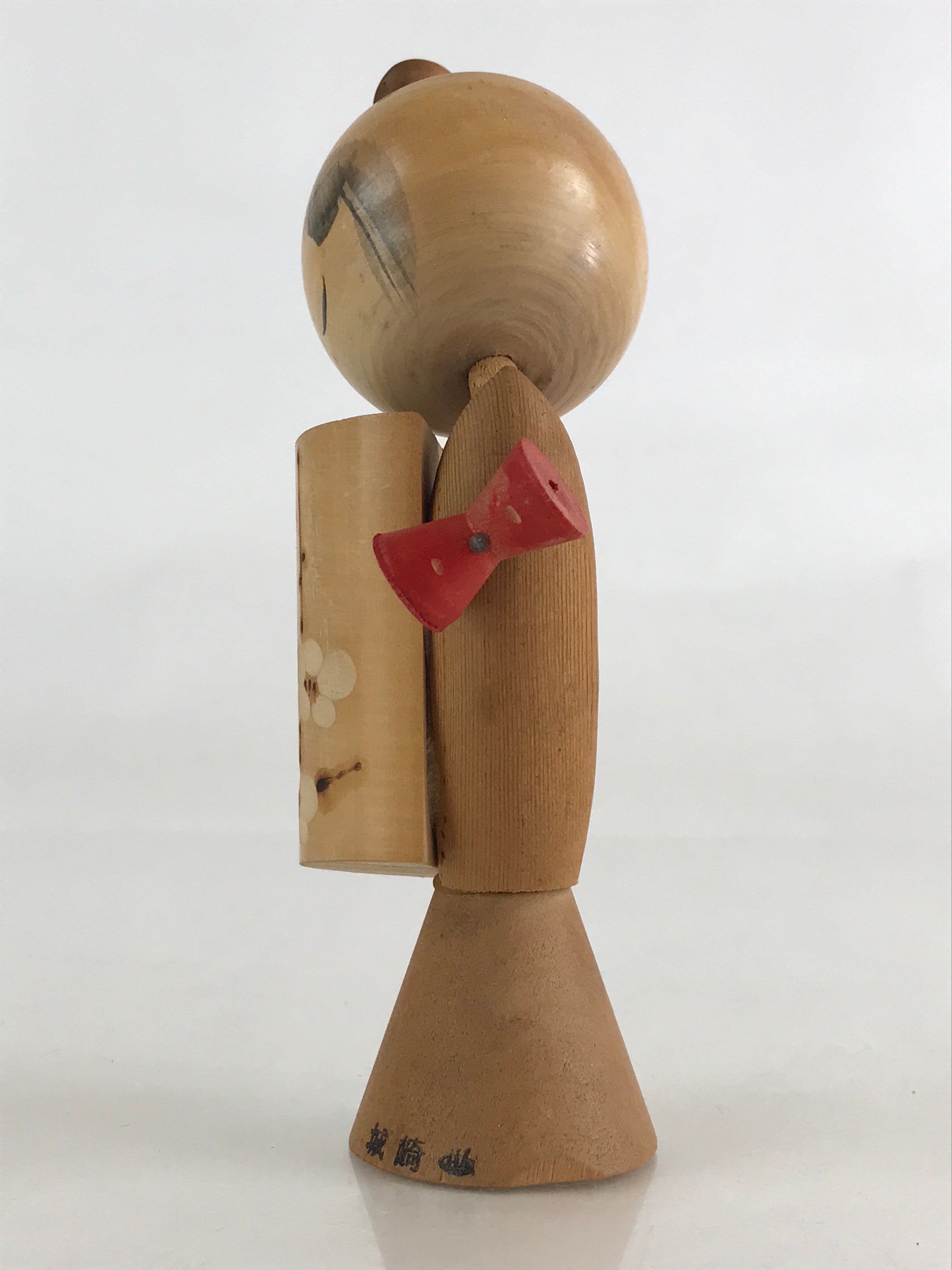 Japanese Wooden Kokeshi Doll Vtg Geisha Figurine Traditional Craft Folk Art Toy