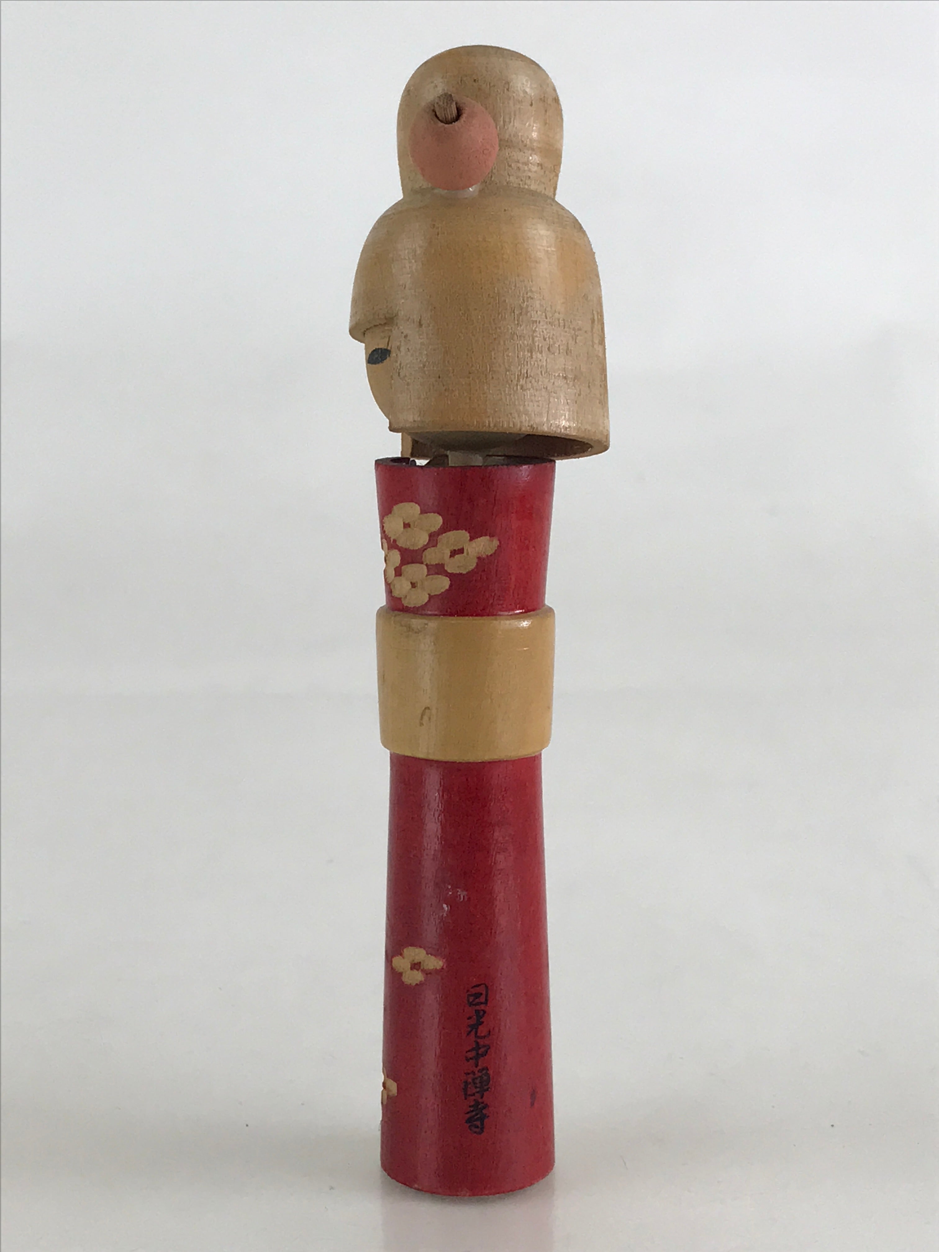 Japanese Wooden Kokeshi Doll Vtg Geisha Figurine Traditional Craft Folk Art Toy