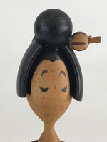 Japanese Wooden Kokeshi Doll Vtg Geisha Figurine Traditional Craft Folk Art Toy