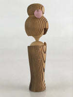 Japanese Wooden Kokeshi Doll Vtg Geisha Figurine Traditional Craft Folk Art Toy