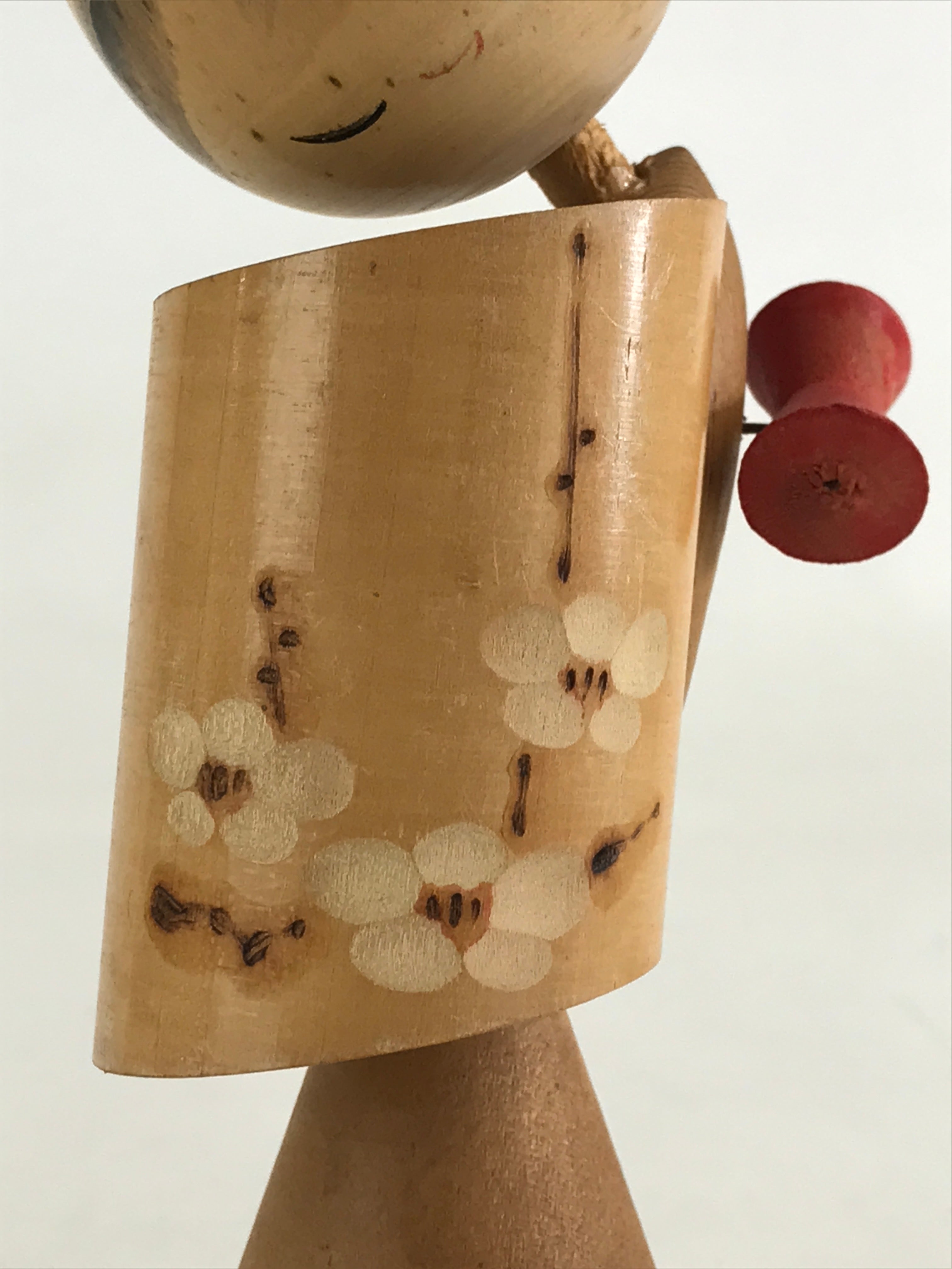 Japanese Wooden Kokeshi Doll Vtg Geisha Figurine Traditional Craft Folk Art Toy