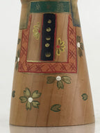 Japanese Wooden Kokeshi Hina Doll Vtg Figurine Traditional Craft Toy KF611