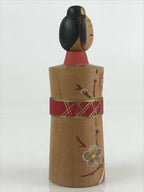 Japanese Wooden Kokeshi Hina Doll Vtg Figurine Traditional Craft Toy KF612