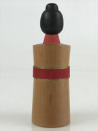 Japanese Wooden Kokeshi Hina Doll Vtg Figurine Traditional Craft Toy KF612