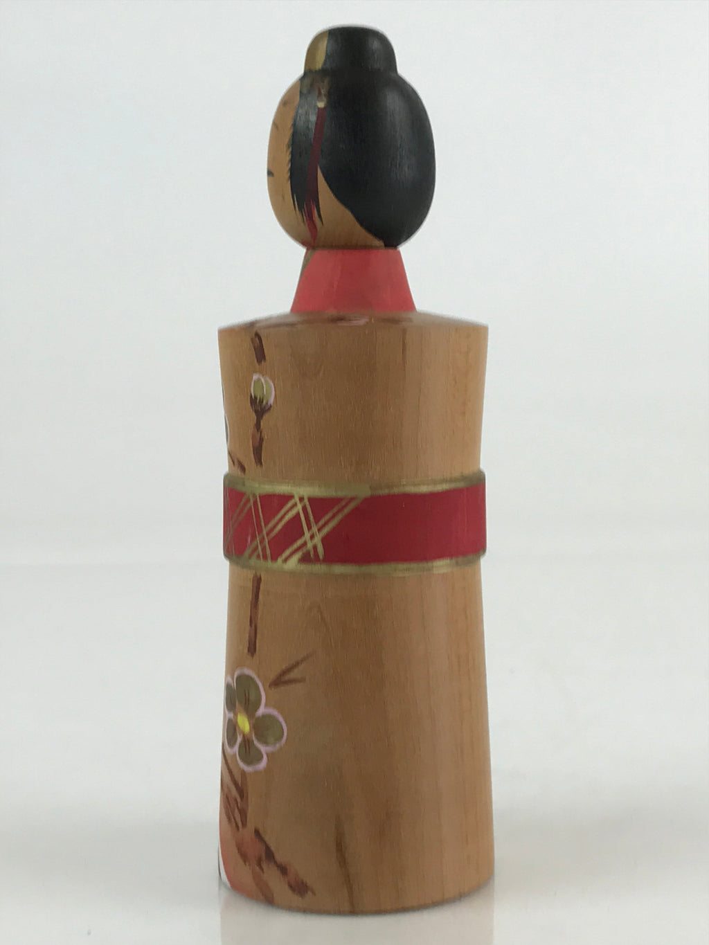 Japanese Wooden Kokeshi Hina Doll Vtg Figurine Traditional Craft Toy KF612