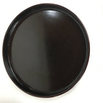 Japanese Wooden Lacquer Lidded Container Tea Box Vtg Brown Chabitsu Sencha UR489