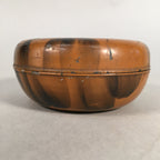 Japanese Wooden Lacquer Lidded Snack Bowl Vtg Kashiki Tea Ceremony UR464