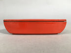 Japanese Wooden Lacquer Lidded Snack Bowl Vtg Kashiki Tea Ceremony UR465