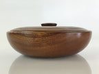 Japanese Wooden Lacquer Lidded Snack Bowl Vtg Kashiki Tea Ceremony UR820
