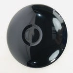 Japanese Wooden Lacquer Plate Vtg Nurimono Black Gold Chrysanthemum Sara UR517