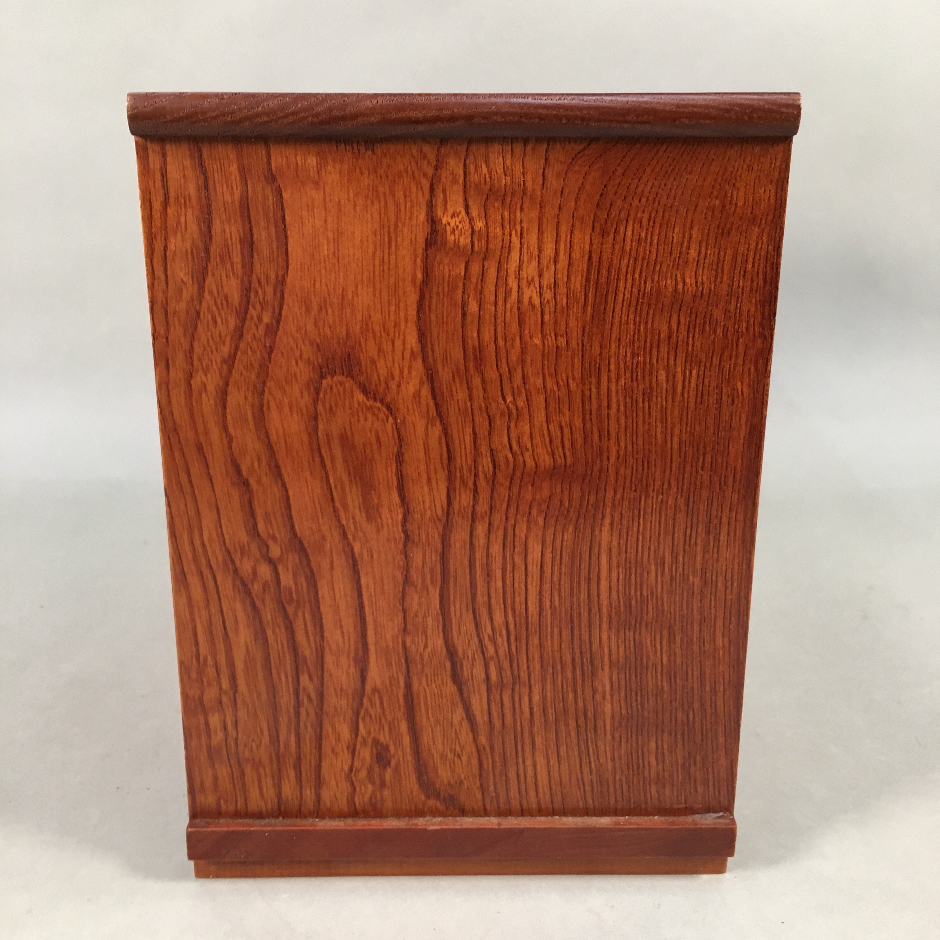 Japanese Wooden Lacquer Sewing Box Vtg Haribako Chest Tansu 4Drawers T238