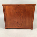 Japanese Wooden Lacquer Sewing Box Vtg Haribako Chest Tansu 4Drawers T238