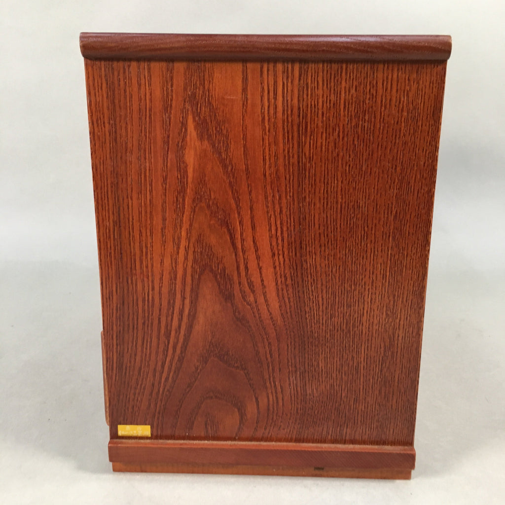 Japanese Wooden Lacquer Sewing Box Vtg Haribako Chest Tansu 4Drawers T238