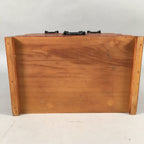 Japanese Wooden Lacquer Sewing Box Vtg Haribako Chest Tansu 4Drawers T238