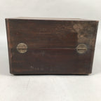 Japanese Wooden Lacquer Sewing Box Vtg Haribako Chest Tansu 5Drawers T237