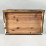 Japanese Wooden Lacquer Sewing Box Vtg Haribako Chest Tansu 5Drawers T237