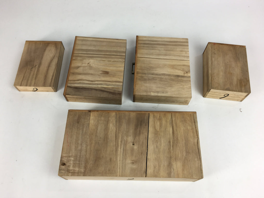Japanese Wooden Lacquer Sewing Box Vtg Haribako Chest Tansu 5Drawers T246