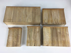 Japanese Wooden Lacquer Sewing Box Vtg Haribako Chest Tansu 5Drawers T284
