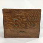 Japanese Wooden Lacquer Sewing Box Vtg Haribako Chest Tansu 5Drawers T284