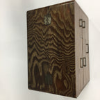 Japanese Wooden Lacquer Sewing Box Vtg Haribako Chest Tansu 5Drawers T284