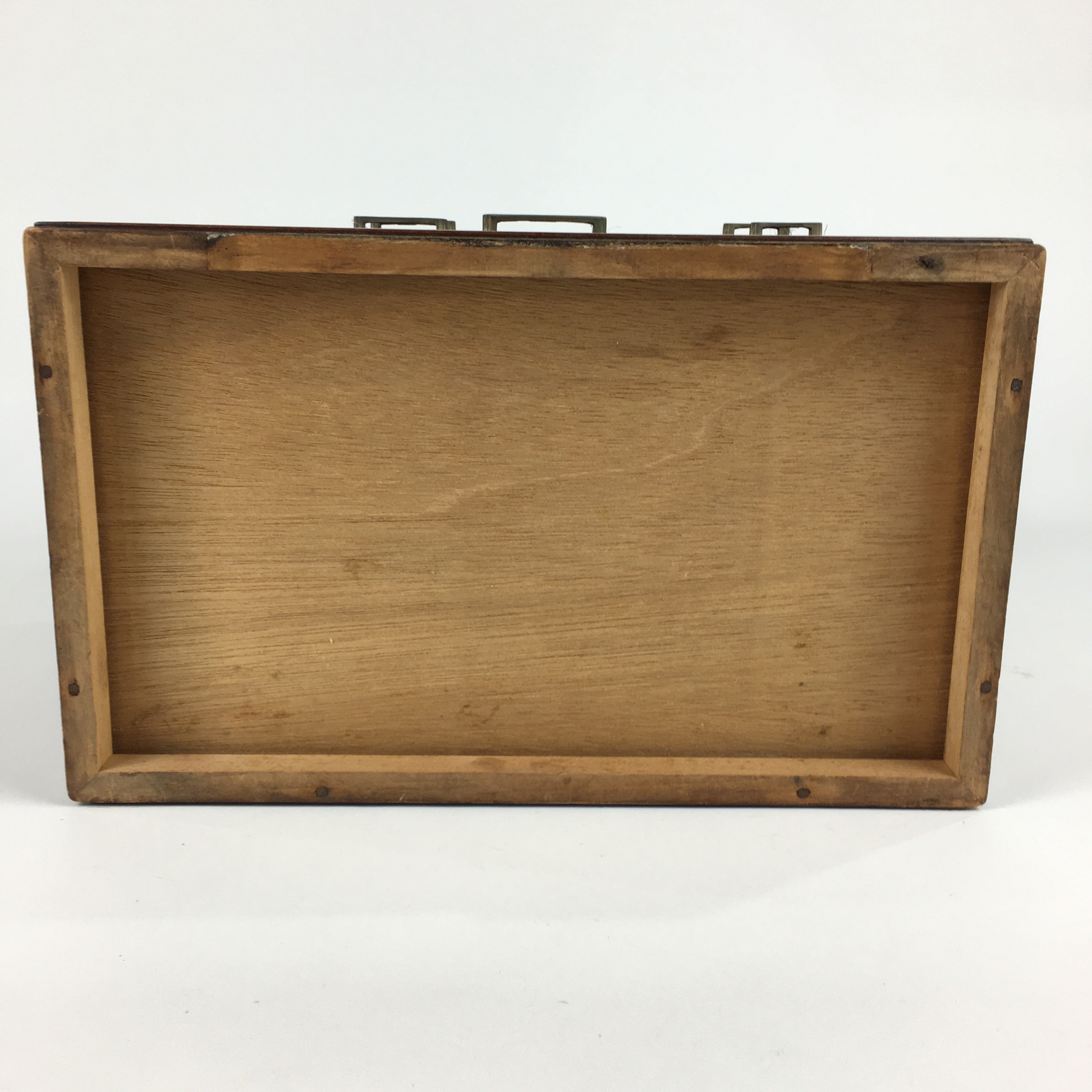 Japanese Wooden Lacquer Sewing Box Vtg Haribako Chest Tansu 5Drawers T284