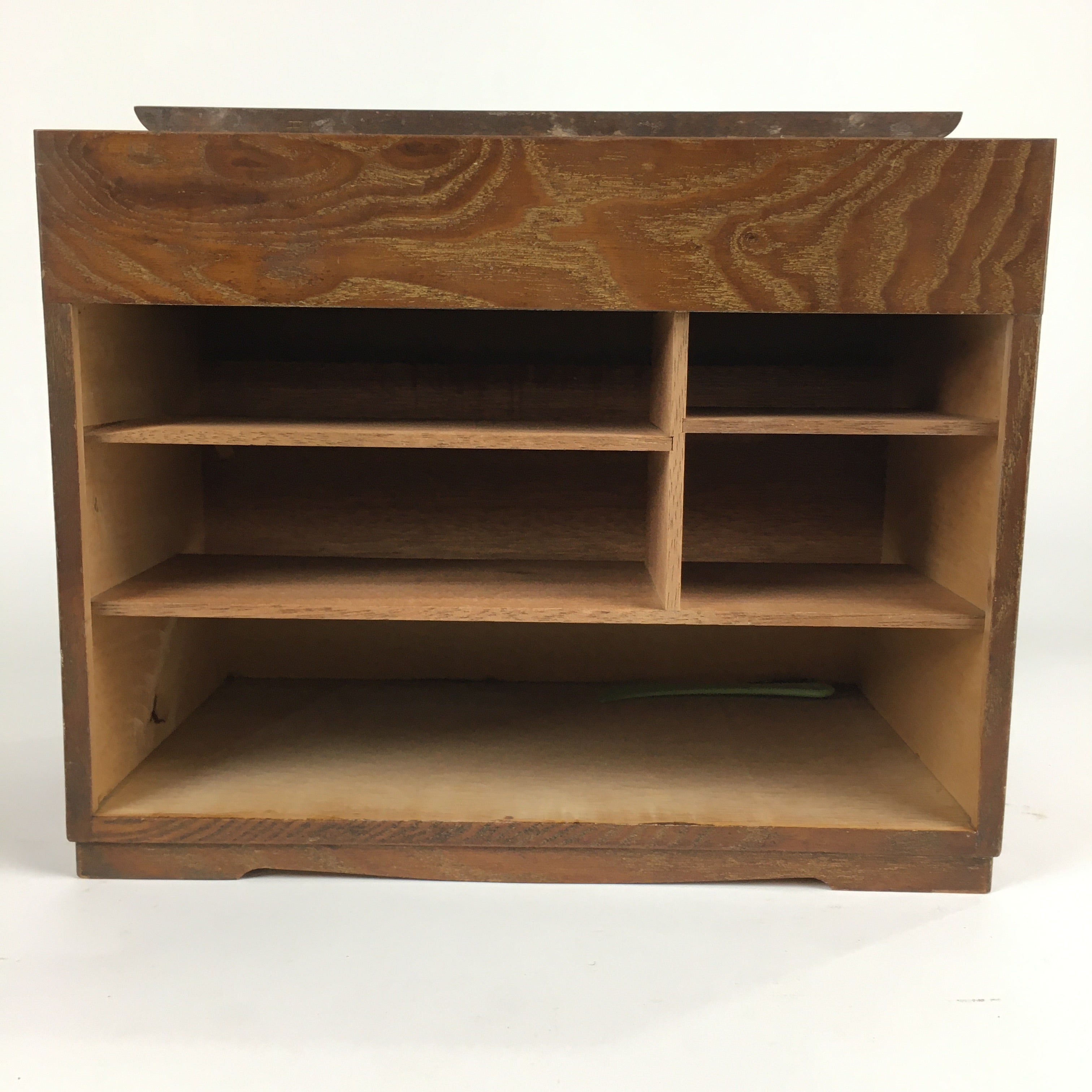 Japanese Wooden Lacquer Sewing Box Vtg Haribako Chest Tansu 5Drawers T284