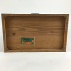 Japanese Wooden Lacquer Sewing Box Vtg Haribako Chest Tansu 5Drawers T290