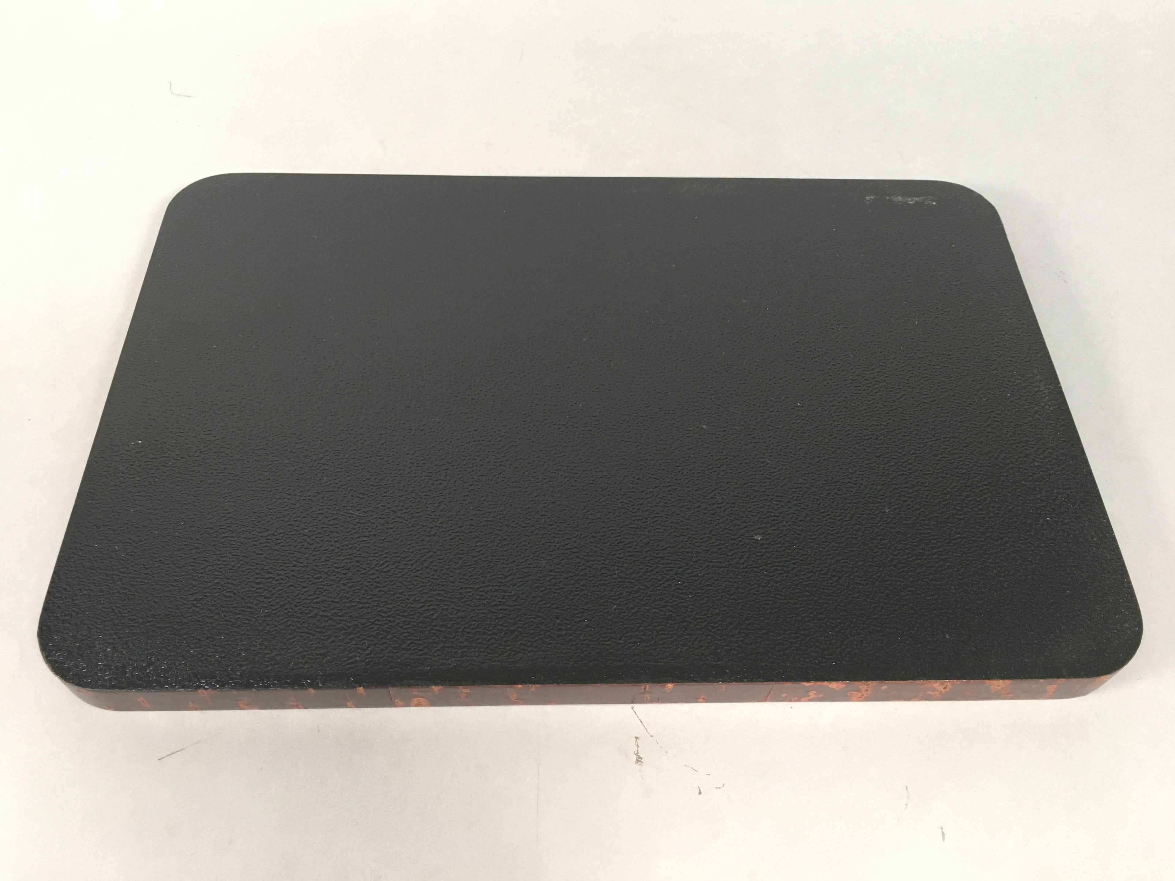 Japanese Wooden Lacquer Tray Rectangle Obon Vtg Red Bark Nurimono LWB34