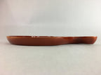 Japanese Wooden Lacquer Tray Vtg Shunkei-Nuri Eggplant Nurimono PX427