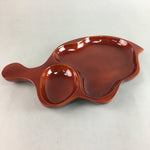 Japanese Wooden Lacquer Tray Vtg Shunkei-Nuri Eggplant Nurimono PX427