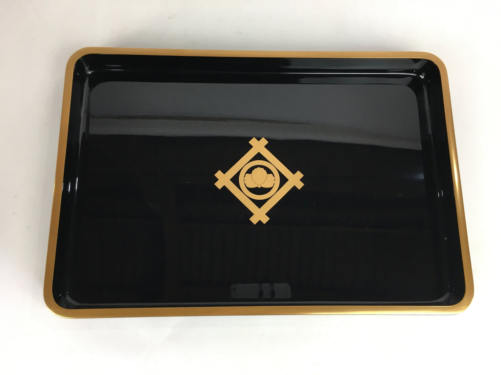 Japanese Wooden Lacquer Wedding Gift Tray Rectangle Koubon Vtg Wajima-Nuri LWB40