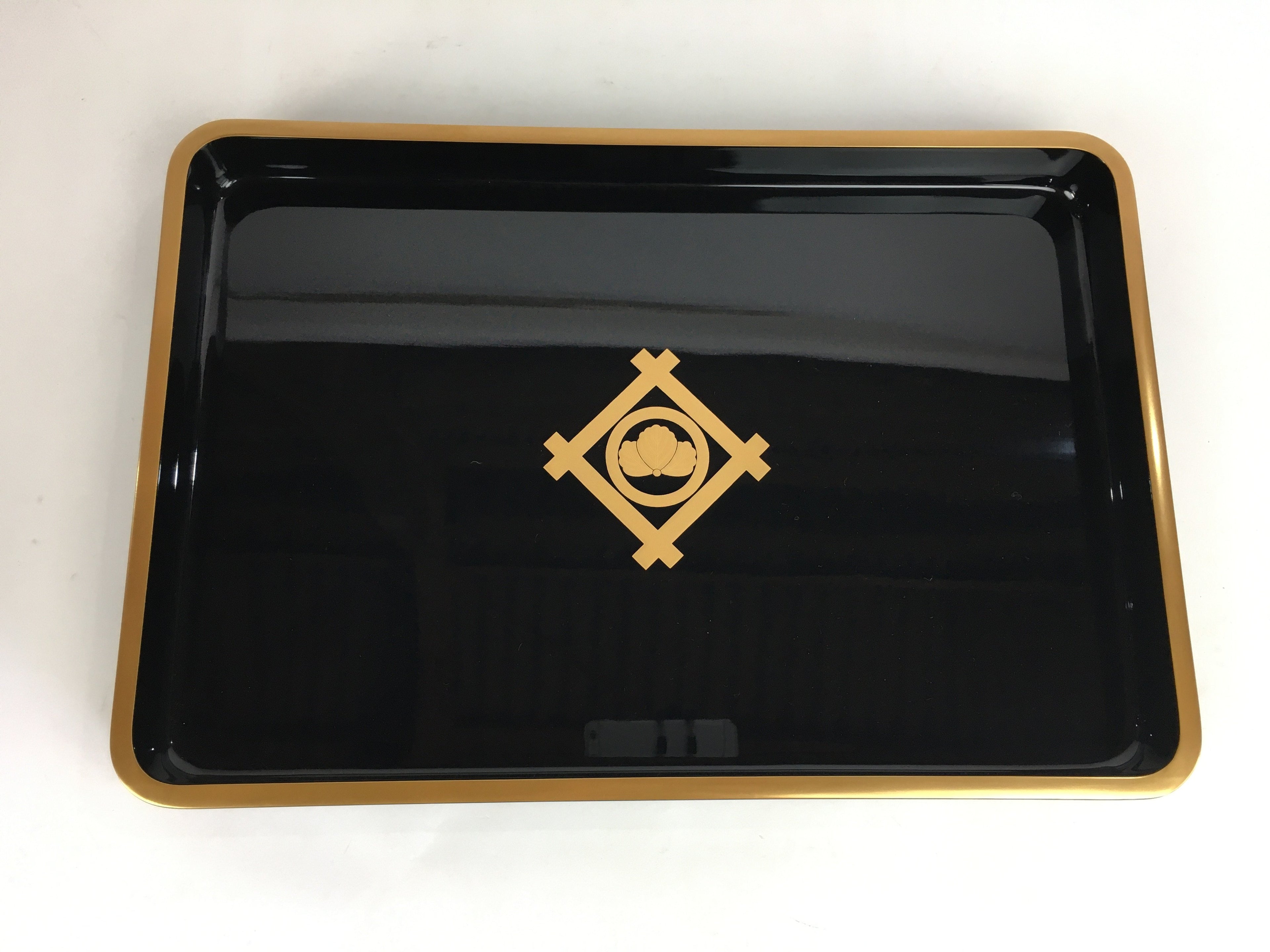 Japanese Wooden Lacquer Wedding Gift Tray Rectangle Koubon Vtg Wajima-Nuri LWB40