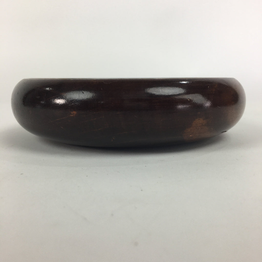 Japanese Wooden Lacquered Bowl Vtg Multi Bowl Snack Salad Soup Brown UR525