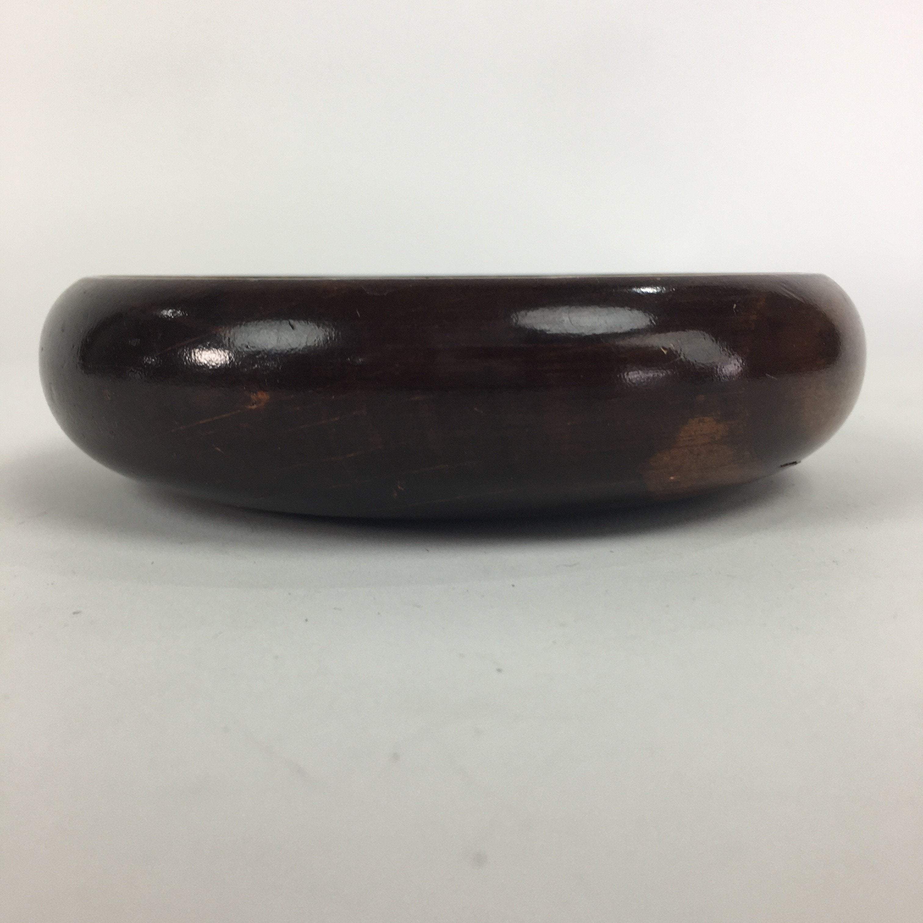Japanese Wooden Lacquered Bowl Vtg Multi Bowl Snack Salad Soup Brown UR525