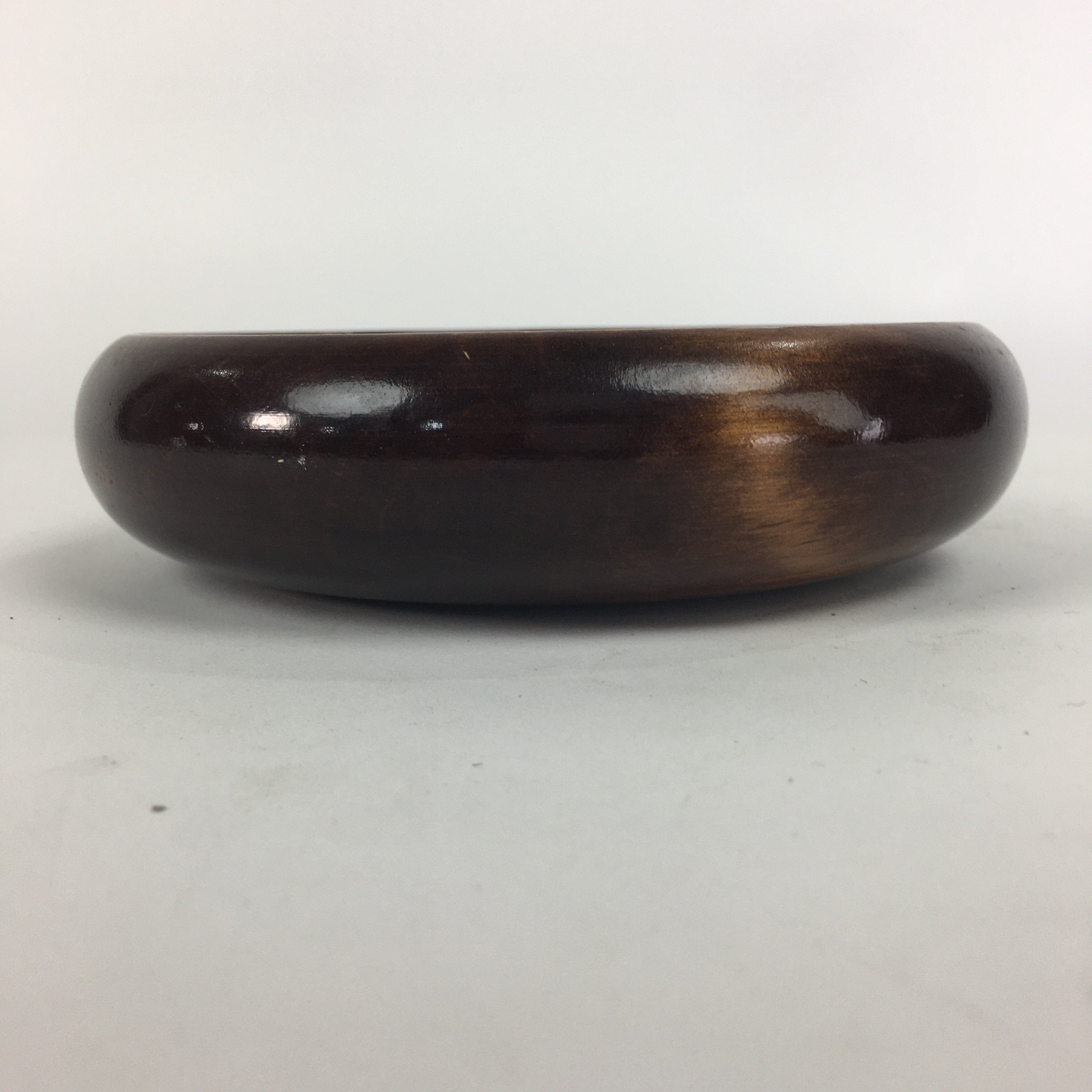 Japanese Wooden Lacquered Bowl Vtg Multi Bowl Snack Salad Soup Brown UR525