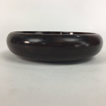 Japanese Wooden Lacquered Bowl Vtg Multi Bowl Snack Salad Soup Brown UR526