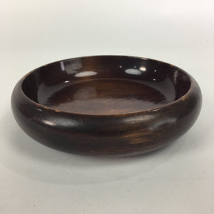 Japanese Wooden Lacquered Bowl Vtg Multi Bowl Snack Salad Soup Brown UR526