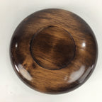 Japanese Wooden Lacquered Bowl Vtg Multi Bowl Snack Salad Soup Brown UR527