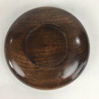 Japanese Wooden Lacquered Bowl Vtg Multi Bowl Snack Salad Soup Brown UR528