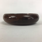 Japanese Wooden Lacquered Bowl Vtg Multi Bowl Snack Salad Soup Brown UR528