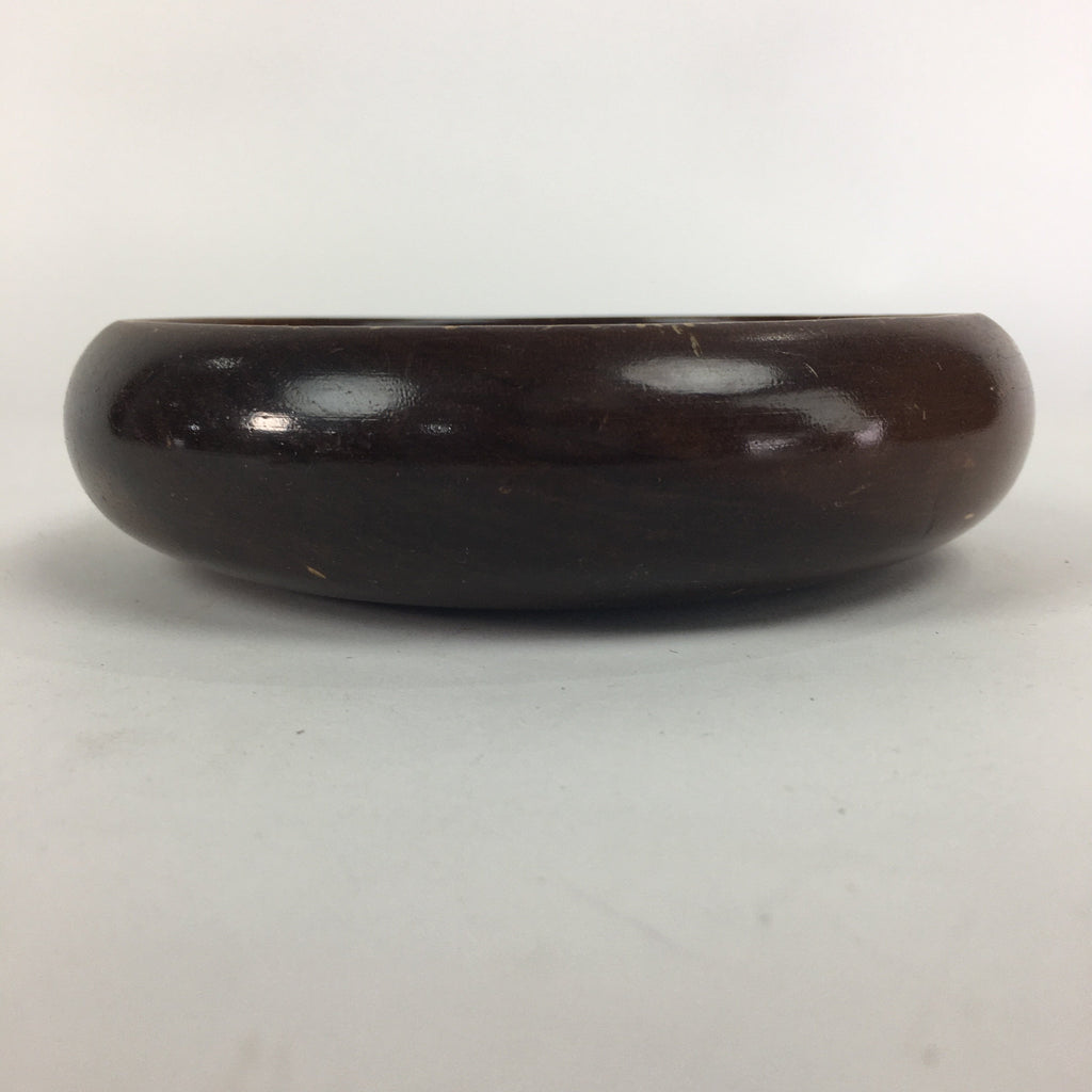 Japanese Wooden Lacquered Bowl Vtg Multi Bowl Snack Salad Soup Brown UR528