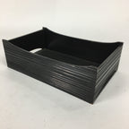 Japanese Wooden Lacquered Box Vtg Nurimono Rectangle Tray Tea Ceremony UR645